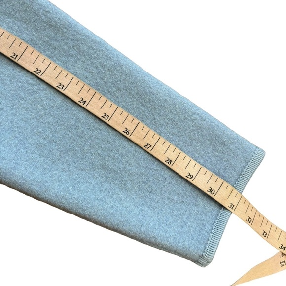 Scheiber M. 100% Wool Light Blue Vintage Smoking Jacket Crest Buttons Women’s M - Picture 14 of 16